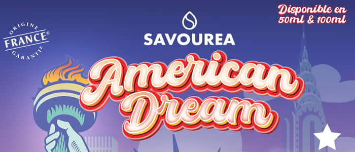 Bannière de la gamme American Dream Savourea